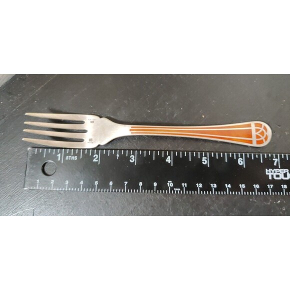 Talisman Sienna Brown by Christofle Silverplate Salad Fork 7\